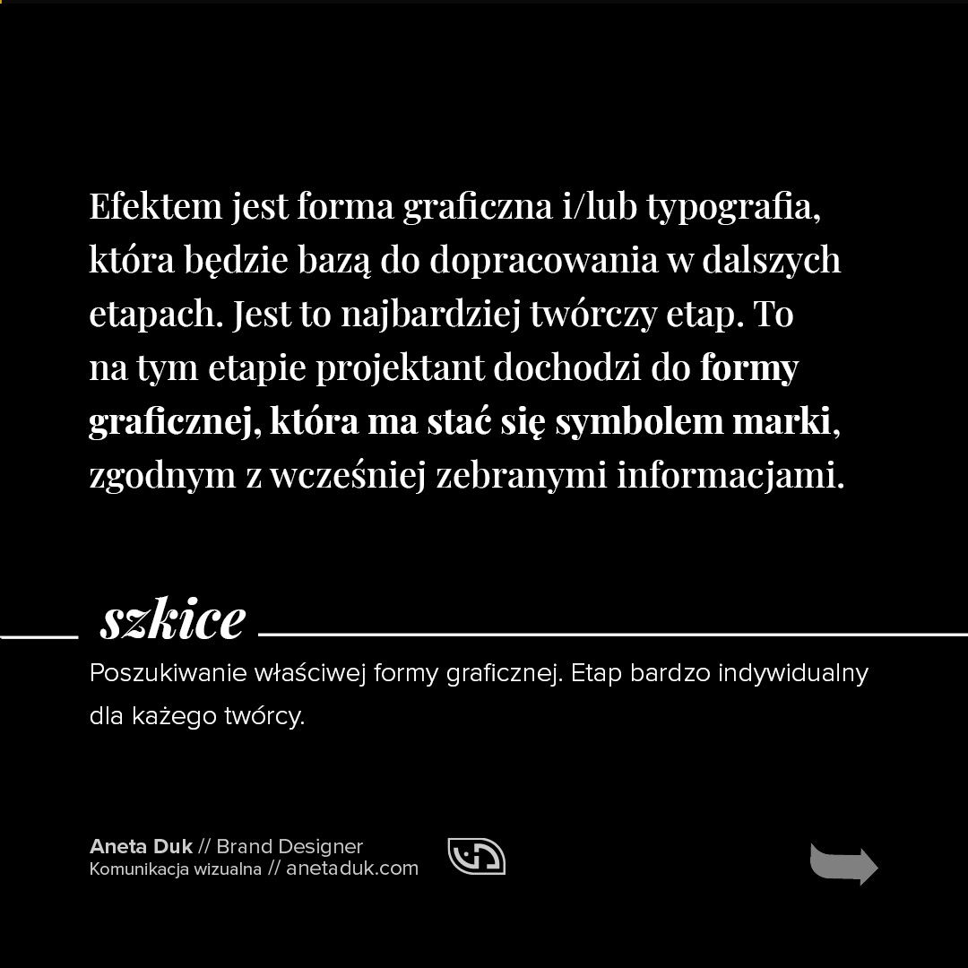 Szkice. Poszukiwanie właściwej formy graficznej. Etap bardzo indywidualny dla każdego twórcy.