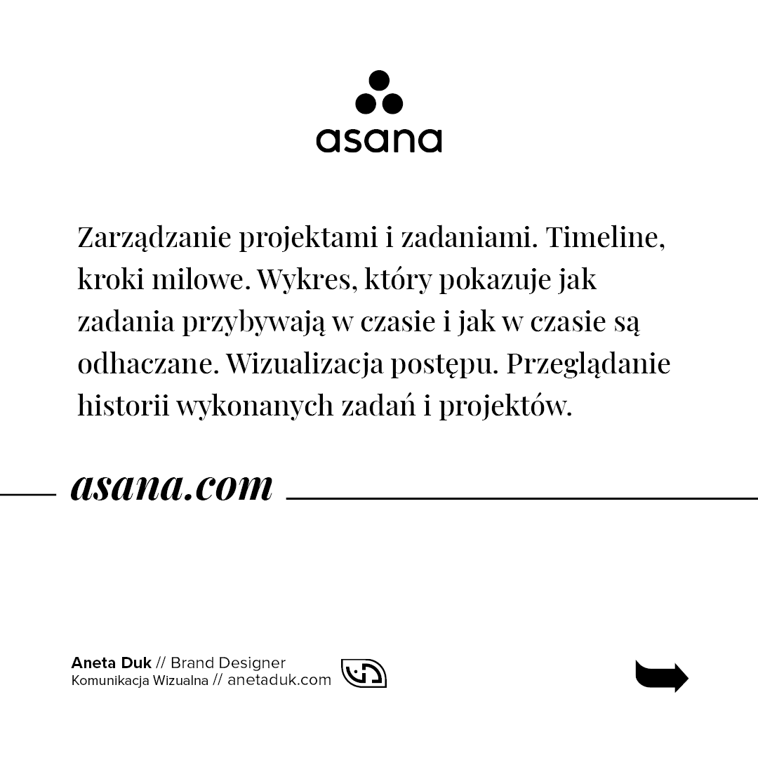 Asana. Zarządzanie, zadaniami i projektami.