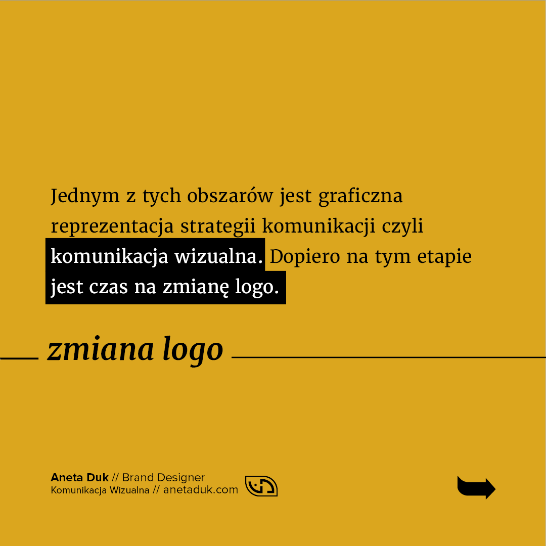 Zmiana logo po opracowaniu strategii komunikacji