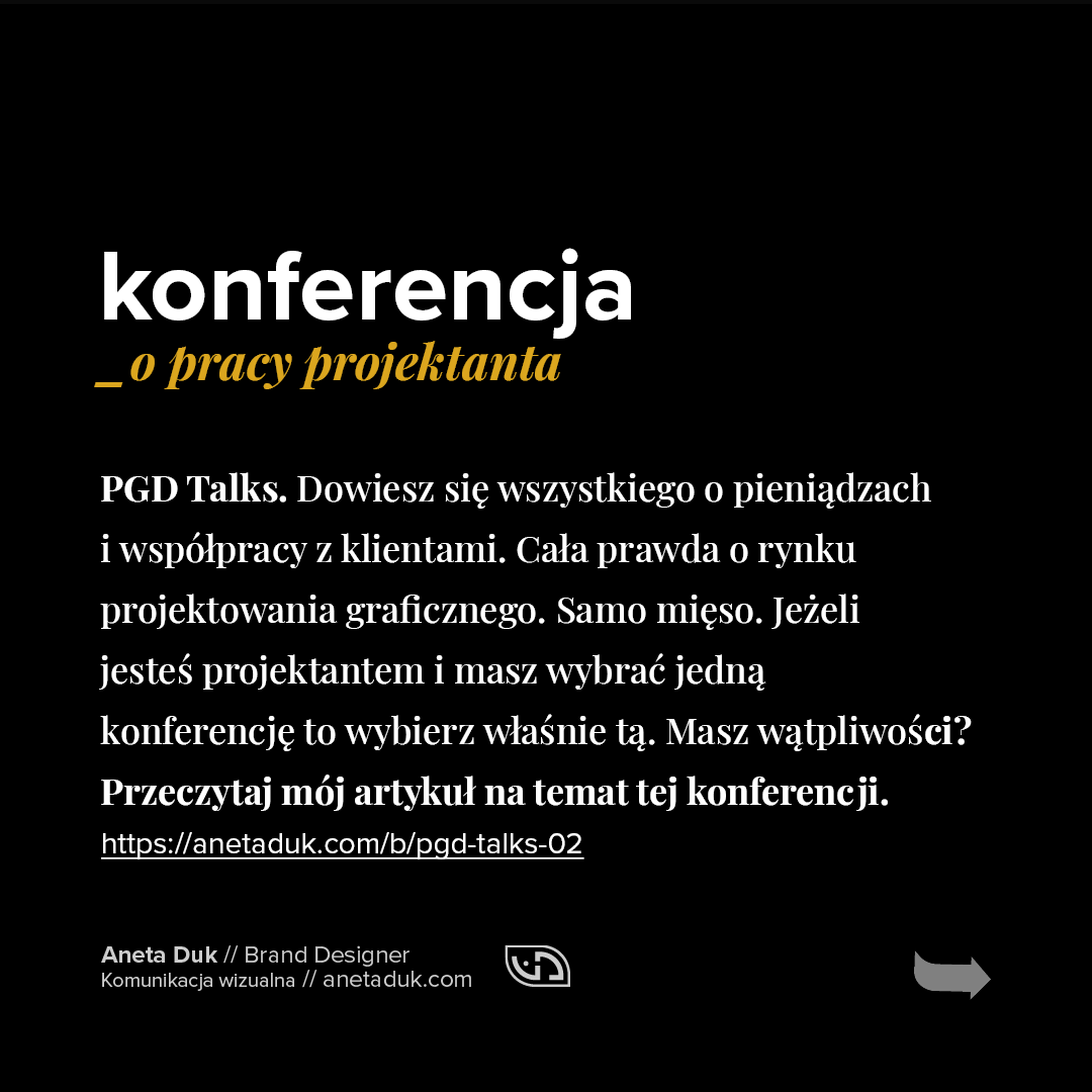 Konferencja o pracy projektanta. PGD Talks.