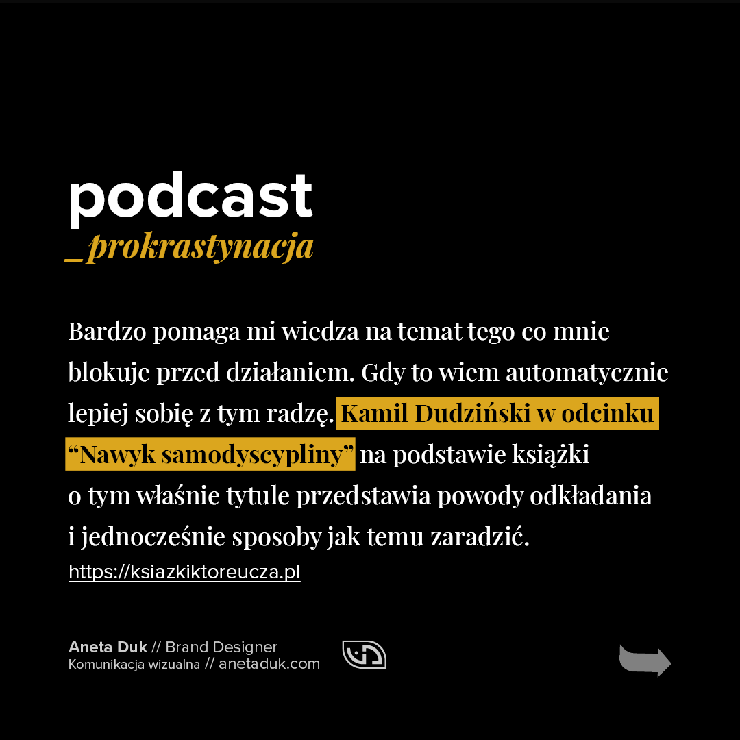 Podcast. Książki Które Uczą. Nawyk samodyscypliny.